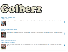 Tablet Screenshot of golberz.com